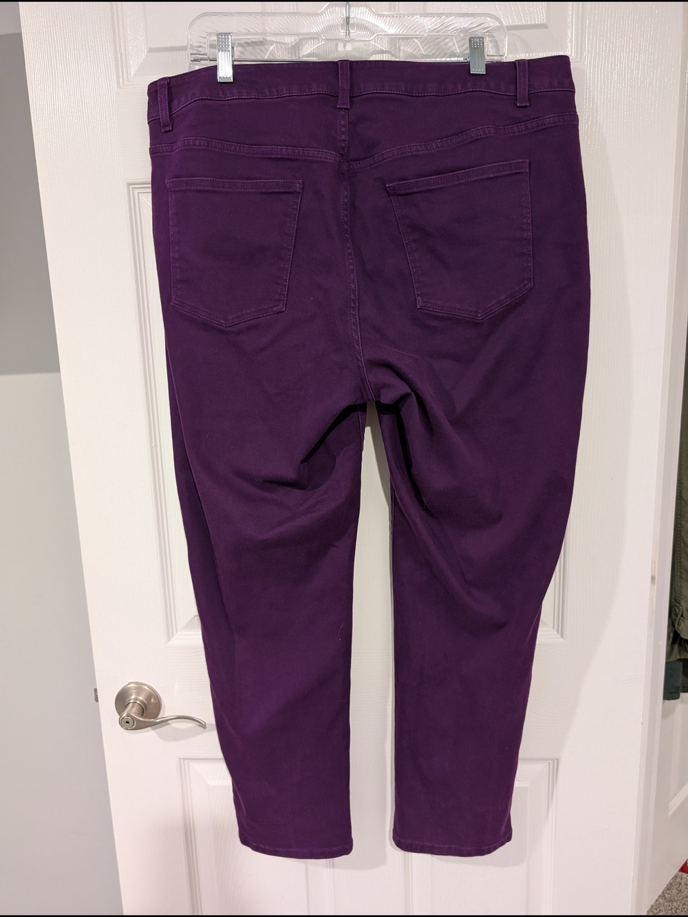 Talbots Purple Heritage Slim Ankle Jeans in Size 16W (Woman) - Picture 6 of 12